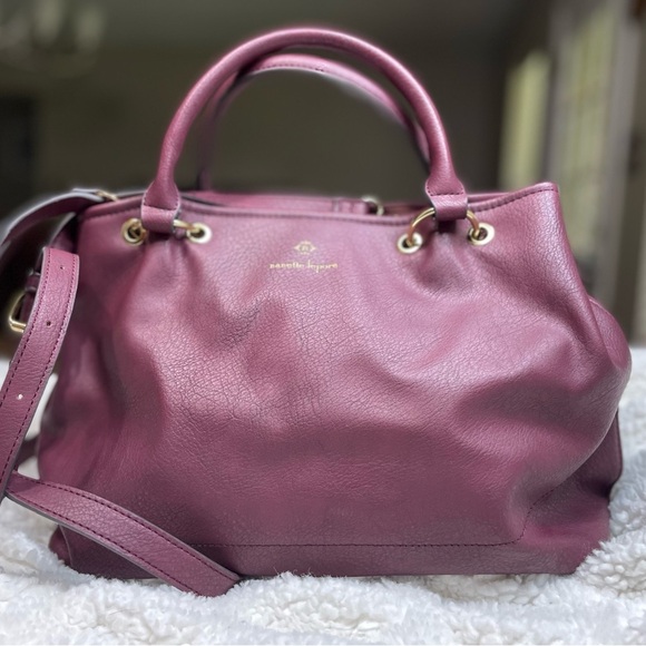 Nanette Lepore Burgundy Leather Tote Bag - Picture 4 of 13